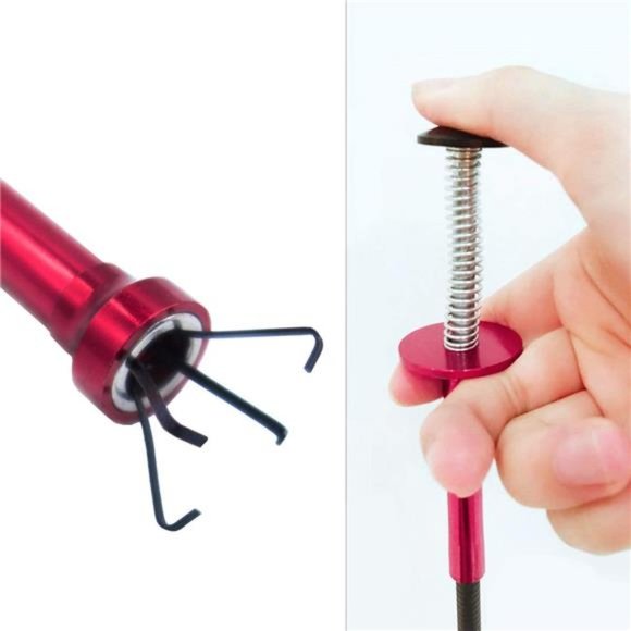 Flexible Claw Pickup Tool with Magnet, 28", 2-in-1 Magnetic Pickup Tool - Picture 2 of 5